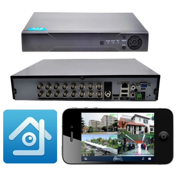 Picam Ahd 8 Kanal Dvr Güvenlik Kamera Kayıt Cihazı Xmeye Yazılım Full Hd 1080