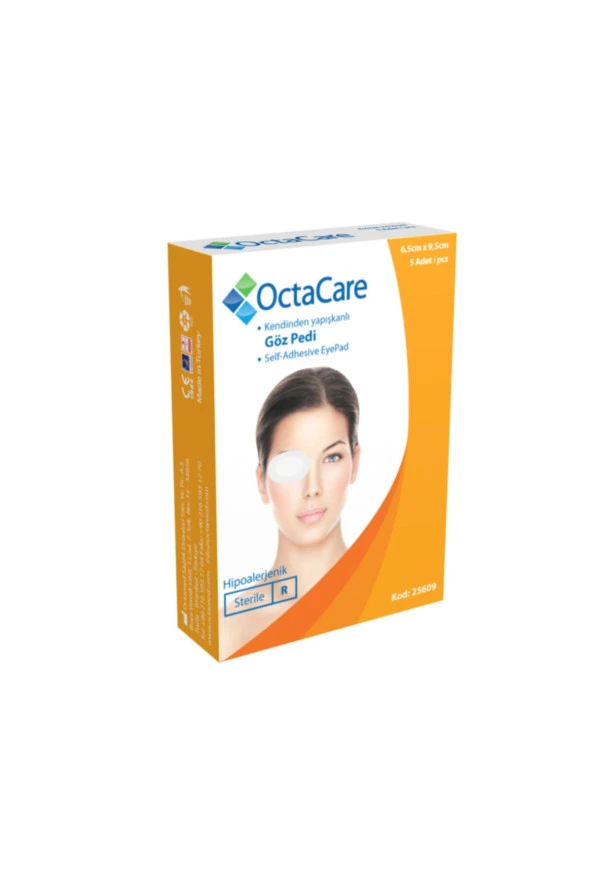 OCTACARE Steril Göz Bandı 5li 6,5cm X 9,5cm