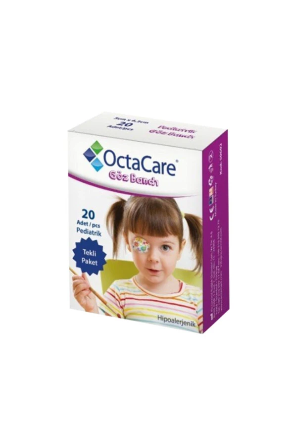 OCTACARE Kız Çocuk Göz Bandı 20li Paket