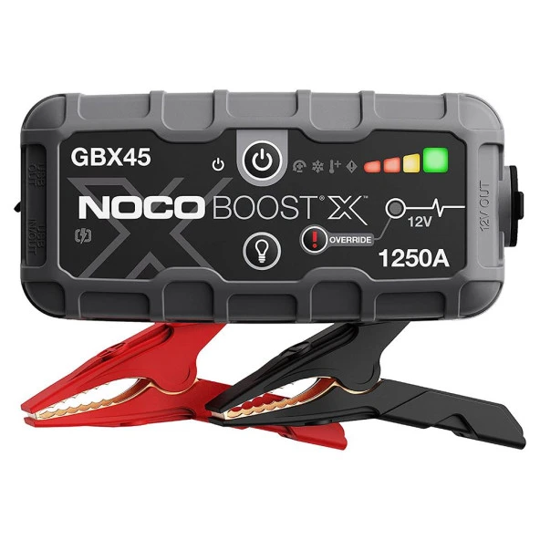 NOCO GBX45 12V 1250Amp Ultrasafe Lityum Akü Takviye + Powerbank + Led Lamba - 6