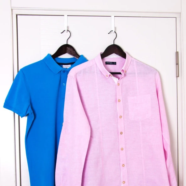 15li Pratik Askı Kapı Üstü Askısı Kapı Sandalye Dolap Üstü Elbise Askısı Aksesuar Askısı