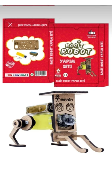Basit Robot Yapım Seti Deney Proje Ödev Seti