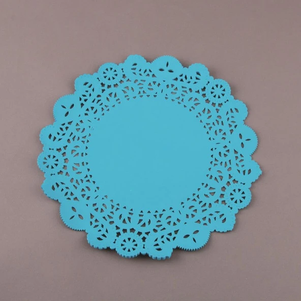 DOYLEY DANTEL MENDİL MAVİ DÜZ 21CM ürün görseli