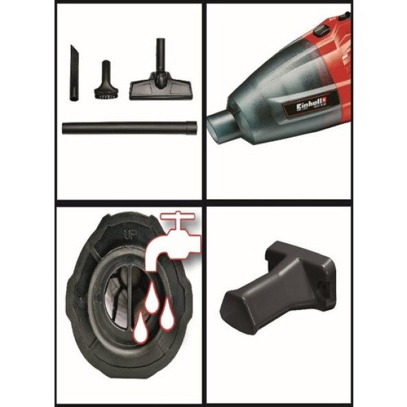 Einhell Te-Vc 18 Li Solo Akülü Araç ve Ev Süpürgesi + 4.0 Ah Starter Kit - Resim 3