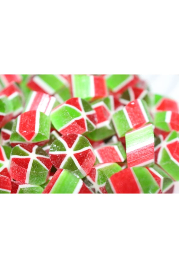 Yılbaşı Kırmızı - Yeşil Lolly Şeker 1000 gr