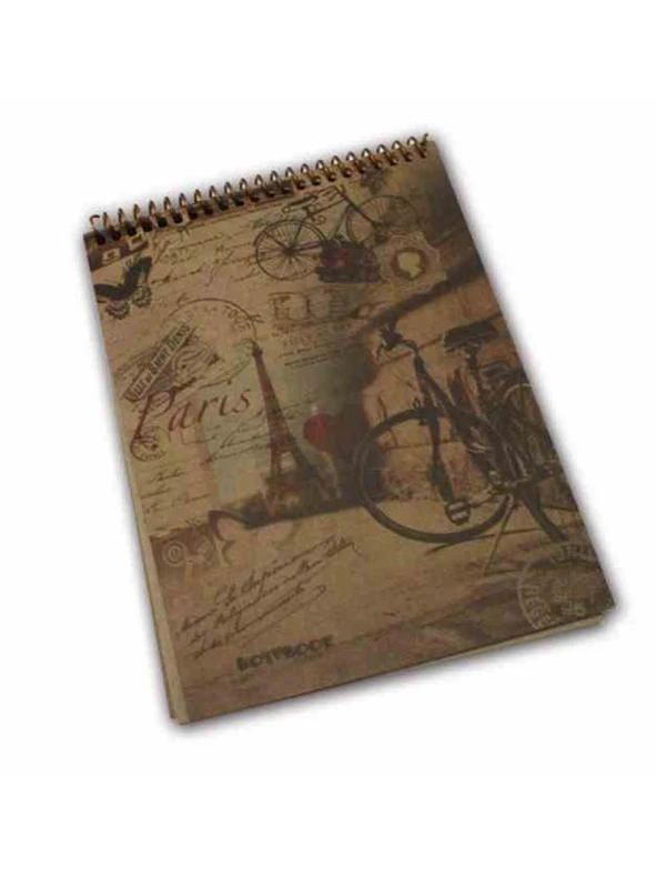 Lızy Kraft Defter Spiralli A5