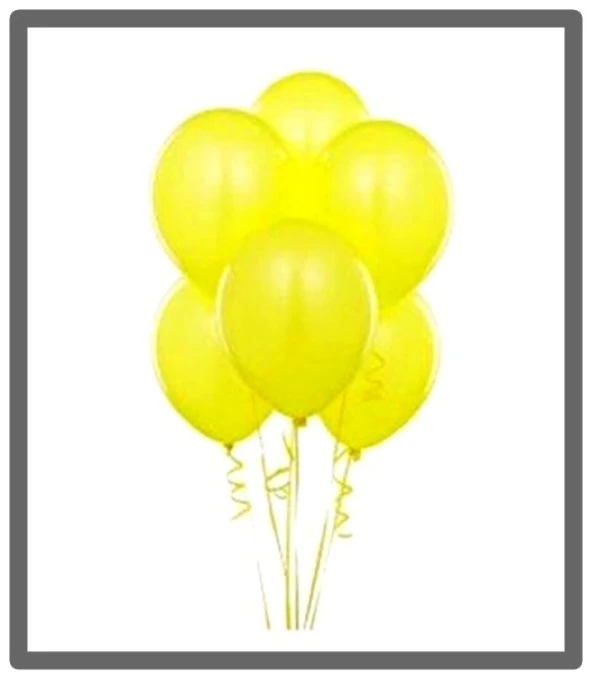 Balonevi Balon Metalik Sarı 100 lü