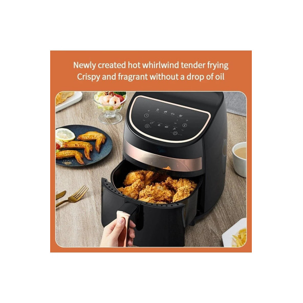 Deerma Kz100 Smart Dokunmatik Airfryer Fritöz (Deerma Türkiye Garantili)