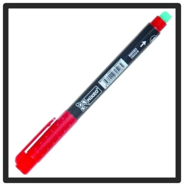 Mikro Asetat Kalemi S Kırmızı 2 adet