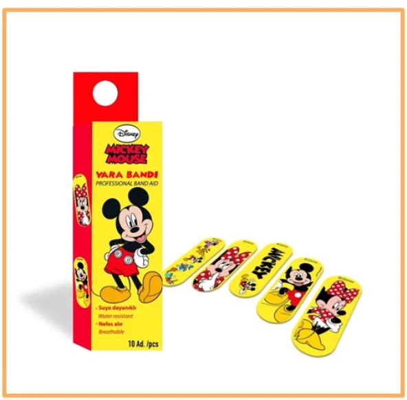 Sasta Marvel Yara Bandı 10Lu Mickey Mouse - 5 paket