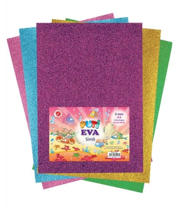 Puti Simli Eva A4 Karışık renk 10Lu