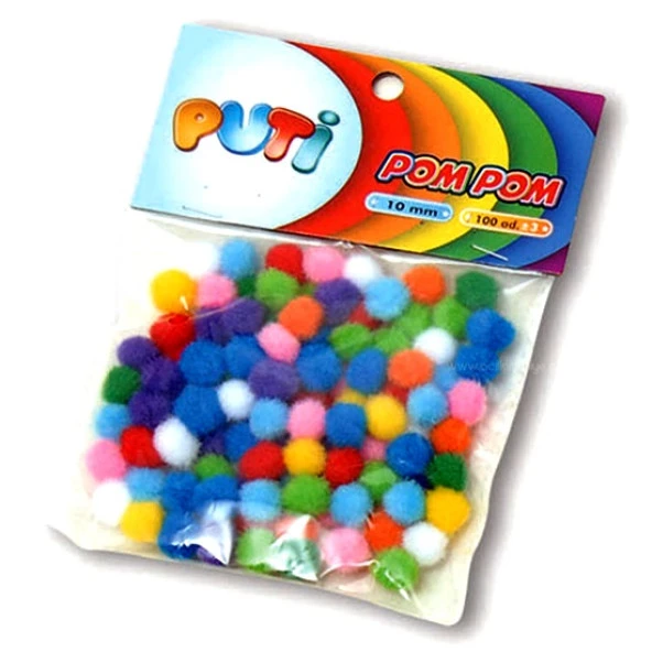 Puti Pon Pon 10Mm 100Lü - 2 paket