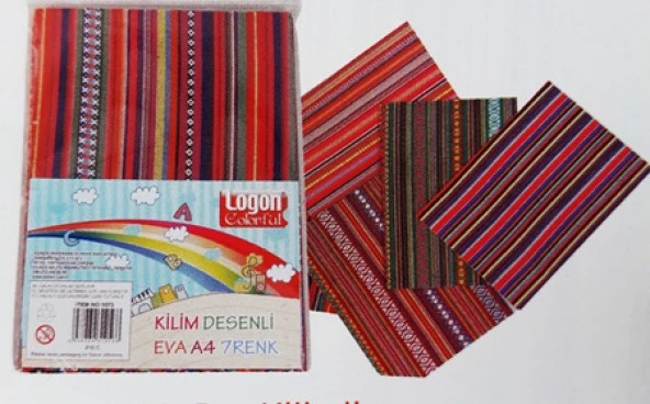 Logon Kilim Desenli Eva A4 10 Lu
