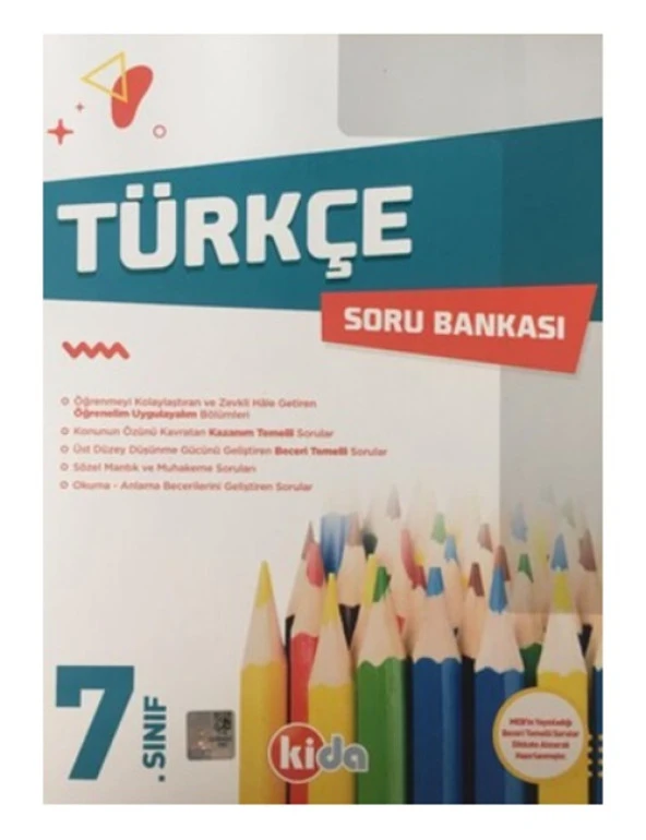 Kida 7.Sınıf Türkçe Soru Bankası ürün görseli