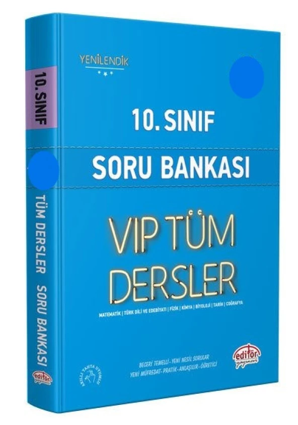 Editör 10.Sınıf Tüm Dersler Soru Bankası