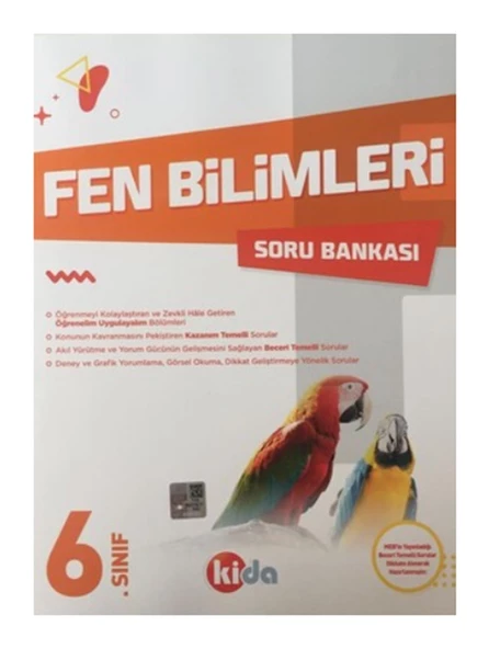 Kida 6.Sınıf Fen Bilimleri Soru Bankası ürün görseli