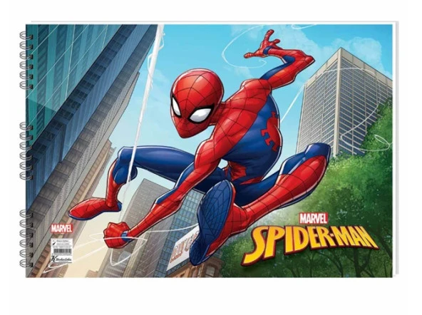 Keskin Color Spider-Man Resim Defteri 25X35 15 Yaprak Spiralli