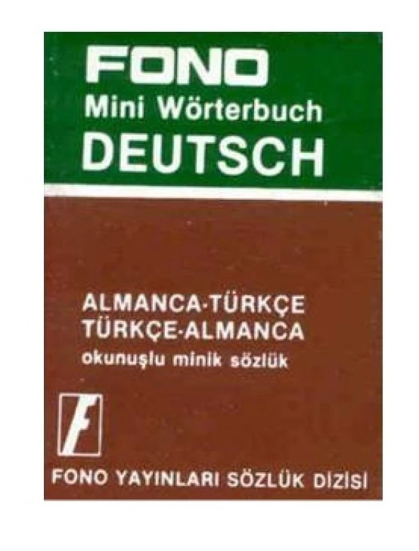 Fono Almanca Sözlük Mini