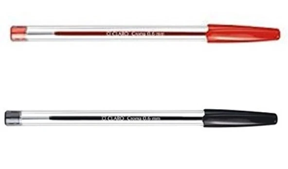 Claro Croma Tükenmez Kalem 0.6 Mm Kırmızı 3 adet ürün görseli
