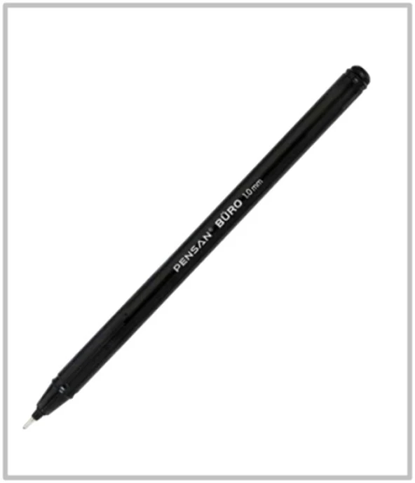 Pensan Büro Tükenmez Kalem 5 adet Siyah ürün görseli 1