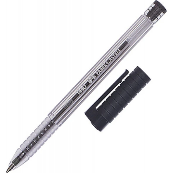 Faber Castell Tükenmez Kalem 1440 Siyah - 5 adet