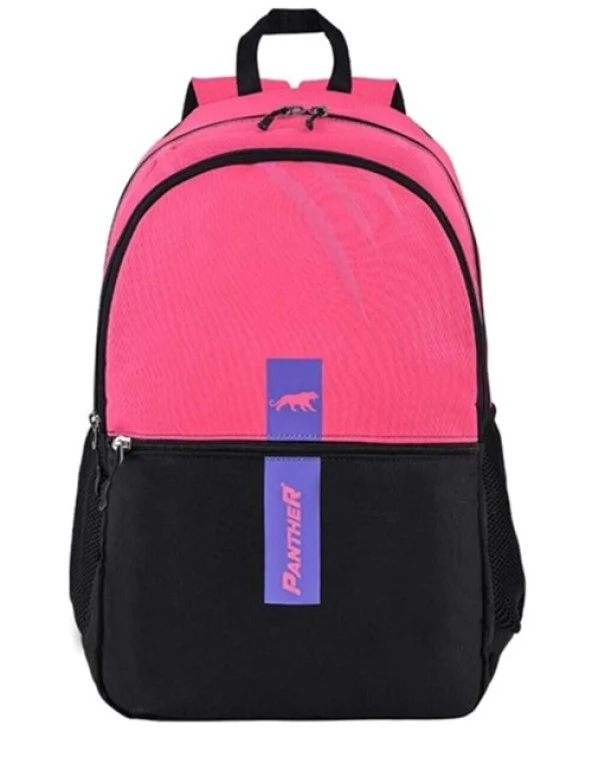 Panther Sırt Çantası Pembe-Siyah Pt-5910