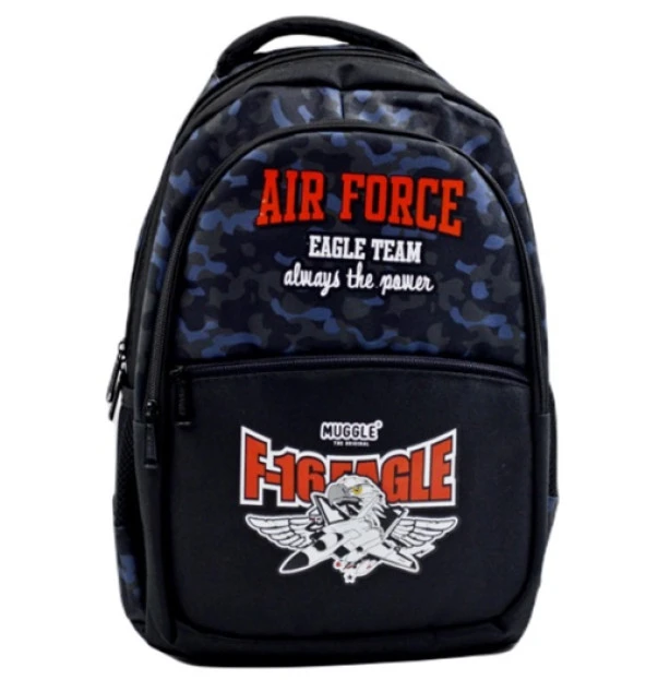 Muggle Sırt Çantası Planes Siyah Mu-9659 ürün görseli