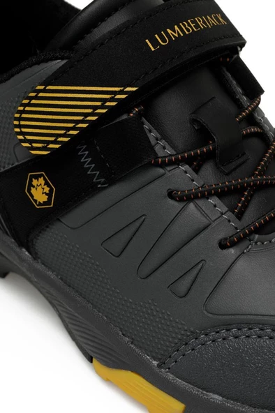 Lumberjack STAR JR 3PR Erkek Çocuk Outdoor Ayakkabı Gri Sarı 31-35 - Resim 4