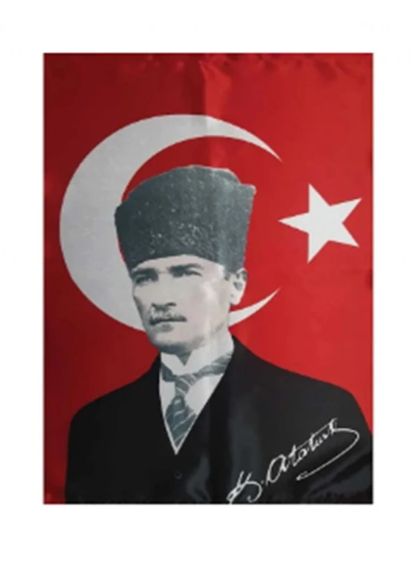 İnter Bayrak 100X150 Atalı Türk Bayrağı