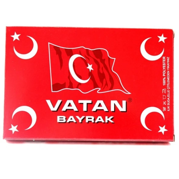 Vatan Türk Bayrağı 40X60
