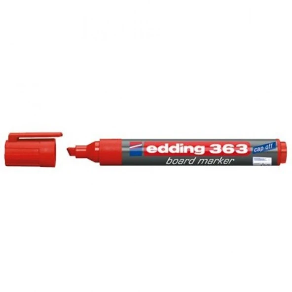 Edding Tahta Kalemi 363 Kesik Uç Kırmızı