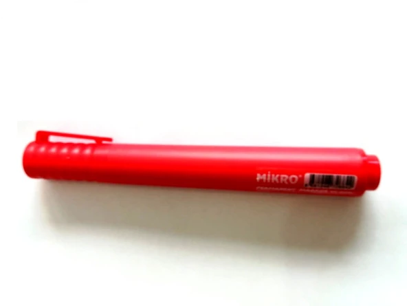 Mikro Markör Kalem Kırmızı Yuvarlak uç 2 adet