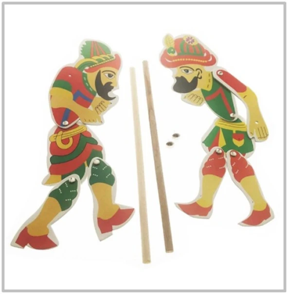 Bozkırlı Hacivat Karagöz Kukla Seti