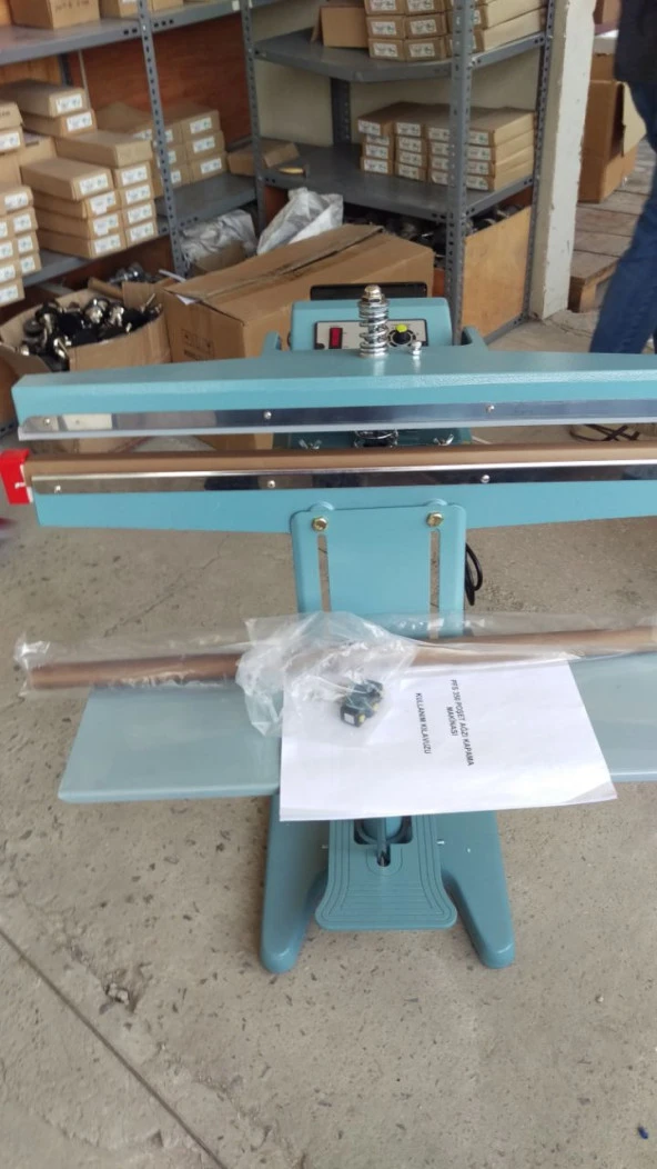 Lavion Ayak Basmalı Pedallı Poşet Yapıştırma Makinesi Pfs 650 - Resim 5