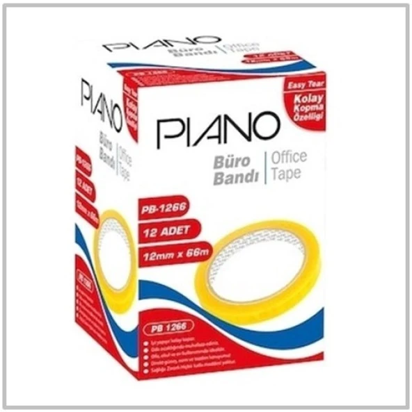 Piano Bant 12X66 - 2 adet