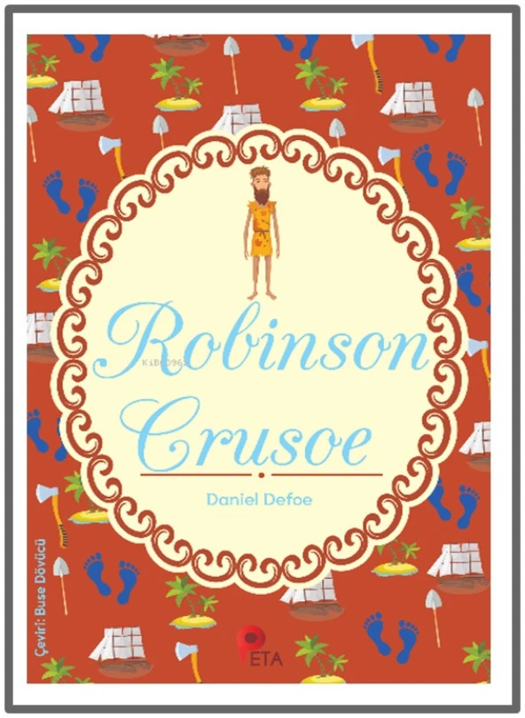 Peta - Robinson Crusoe Daniel Defoe