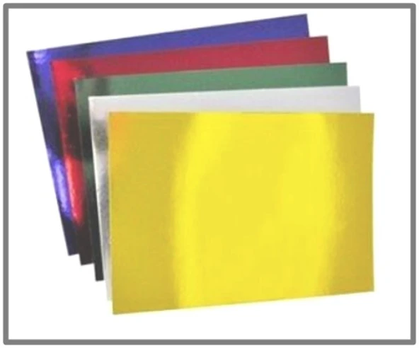 Kikarts Metalik Fon Kartonu A4 10Lu