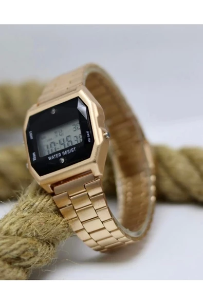 Rose Gold Renk Kordonlu Takvimli Kadın Kol Saati Mls-1031 - 2
