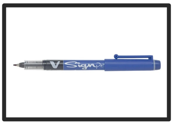 Pilot Sign Pen İmza Kalemi Mavi