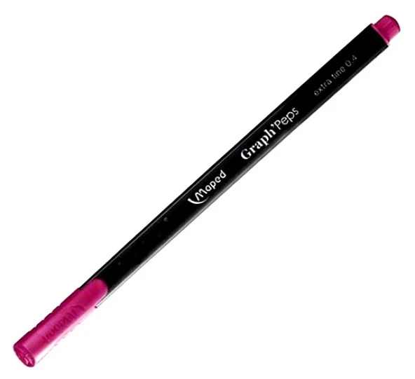 Maped Fineliner İnce Uçlu Kalem Pembe - 3 Adet