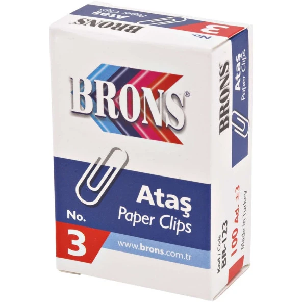 Brons Ataş No:3 100Lü 3 kutu