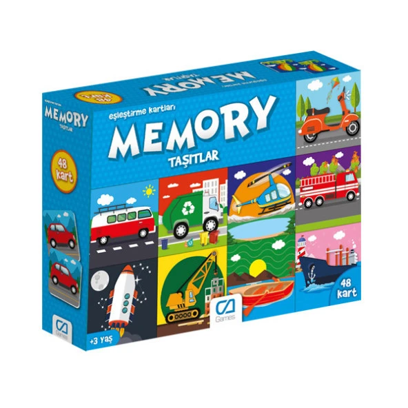 Ca Games Eşleştirme Kartları Memory Taşıtlar 48 Kart