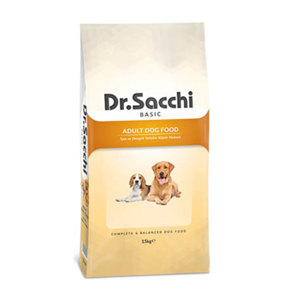 Dr. Sacchi Basic Tavuklu Yetişkin Köpek Maması 15 Kg