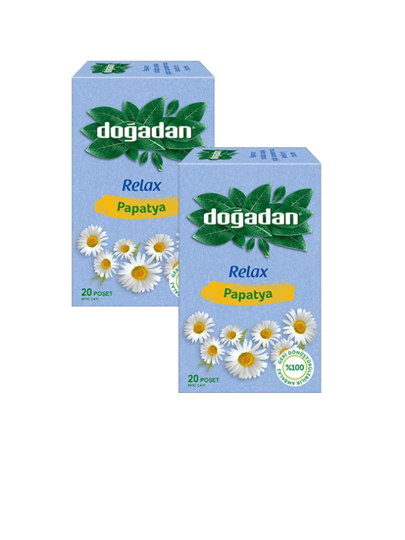 PAPATYA BİTKİ ÇAYI 20 POŞET, 2 ADET