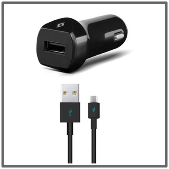 Ttec Araç Şarj Cihazı Micro Usb Kablolu Siyah Scks01S