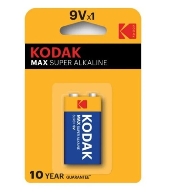Kodak Alkaline Pil 9 Volt - 1 adet