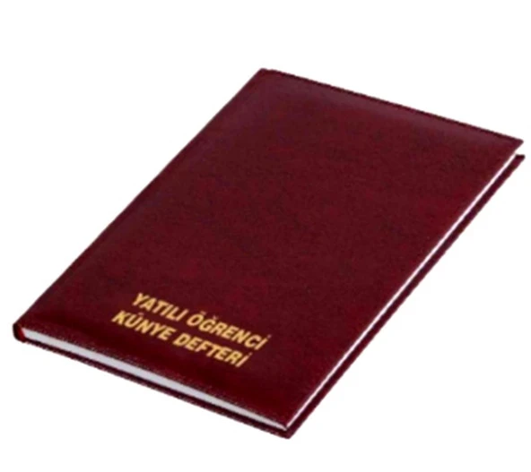 Gülpaş Yatılı Öğrenci Kütük Defteri 25X35 100 Yaprak Ciltli