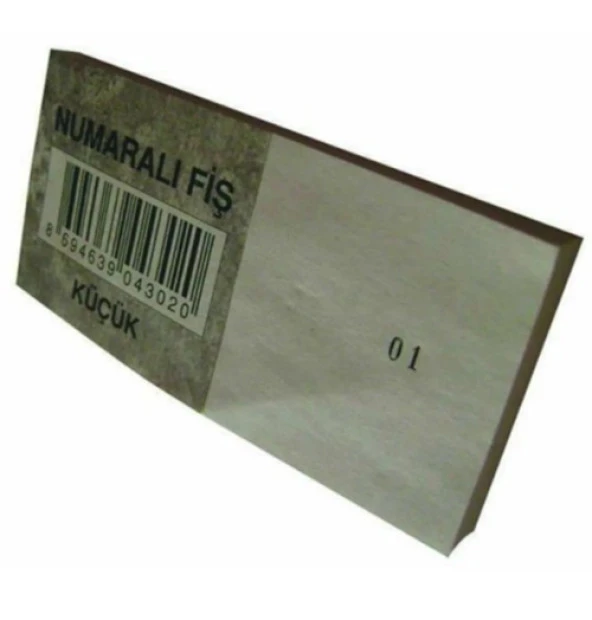Folix Numaralı Fiş Küçük - 12 adet