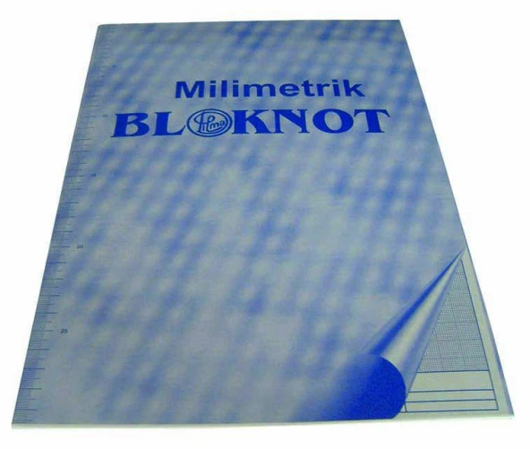 Dilman A4 Milimetrik Bloknot Mavi 40 Yaprak