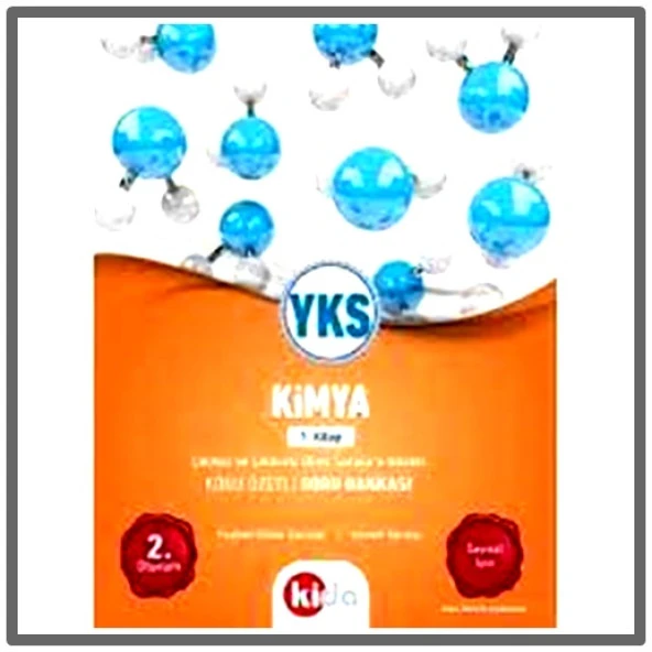 Kida YKS Kimya Konu Soru 2.Oturum 1.Kitap ürün görseli